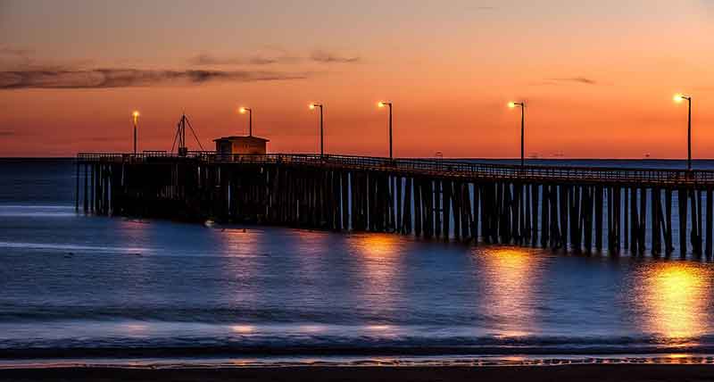 Oceanside pier at dusk near boiler repair company Oceanside pier at dusk near boiler repair company