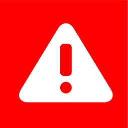 Commercial boiler maintenance warning graphic